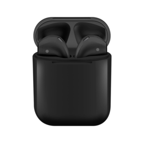 in pods 12 wireless bluetooth earbuds – tws stereo sound, touch control & charging case